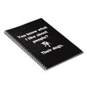Carnet Vous savez ce que j'aime chez les gens ? (Côté Droit)