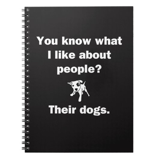 Carnet Vous savez ce que j'aime chez les gens ? (Devant)