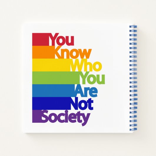 Carnet Vous Savez Qui Vous N'Êtes Pas Société (Dos)