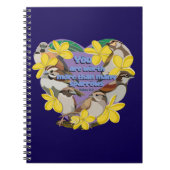 Carnet Vous valez plus que de nombreux moineaux (Devant)