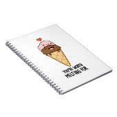 Carnet Vous Vaut la Peine de Fondre Pour Blague de Glace  (Côté Droit)