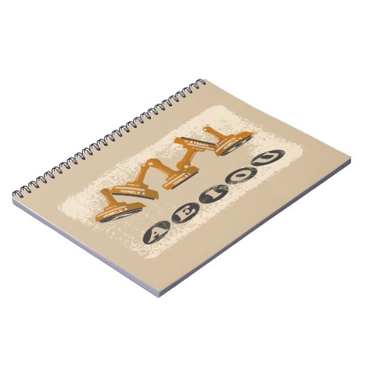 Carnet Vowels AEIOU (Côté gauche)