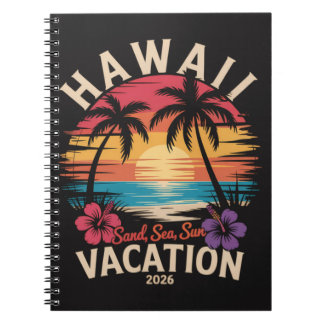 Carnet Voyage à Hawaï 2026 Vacances d'été Plage