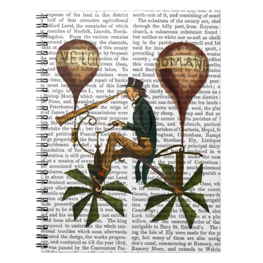 Carnet Voyage A La Lune Hot Air Balloon (Devant)