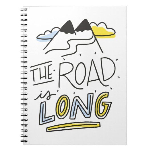 Carnet Voyage Art Le chemin est long (Devant)