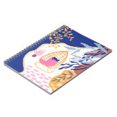 Carnet Voyage cool Grèce plage folle illustration (Côté gauche)