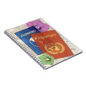 Carnet Voyage d'aventure Passeport (Côté Droit)