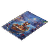 Carnet Voyage de fête de Noël du Biewer Terrier (Côté gauche)