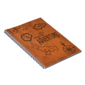 Carnet Voyage de monogramme d'aventure de géographie de (Côté Droit)