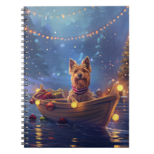 Carnet Voyage de Noël de Terrier australien