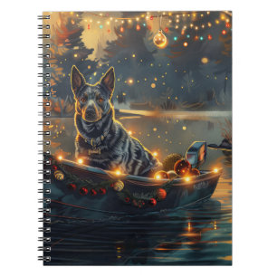 Carnet Voyage de Noël festif de Blue Heeler