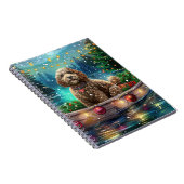Carnet Voyage de Noël Festif du Cockapoo (Côté Droit)