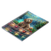 Carnet Voyage de Noël Festif du Cockapoo (Côté gauche)