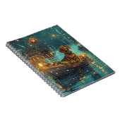 Carnet Voyage de Noël festif du teckel (Côté Droit)