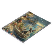 Carnet Voyage festif de Noël de Boston Terrier (Côté gauche)