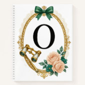 Carnet Voyage Initial O Élégante Régence (Devant)