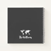 Carnet Voyage international gris foncé (Dos)