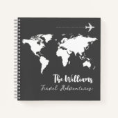 Carnet Voyage international gris foncé (Devant)