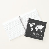 Carnet Voyage international gris foncé (Intérieur)