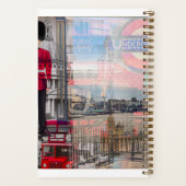 Carnet Voyage original personnalisé "Londres Royaume-Uni" (Verso)