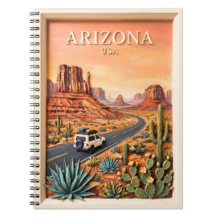 Carnet Voyage sur la route vintage de l'Arizona Monument 