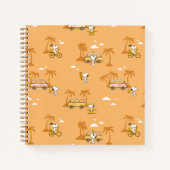 Carnet Voyage sur route | Peanuts Snoopy Beach Motif (Devant)
