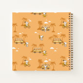 Carnet Voyage sur route | Peanuts Snoopy Beach Motif (Dos)
