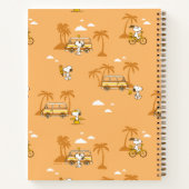 Carnet Voyage sur route | Peanuts Snoopy Beach Motif (Dos)