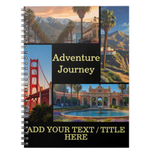 Carnet Voyage vacances Photo Collage - Voyage d'aventure