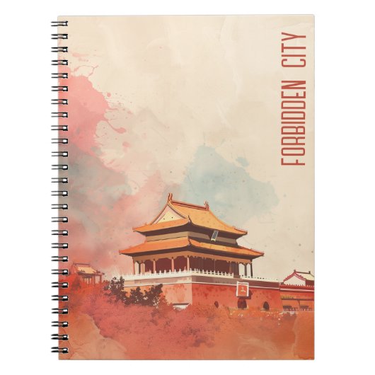 Carnet Voyage vers la ville interdite (Devant)