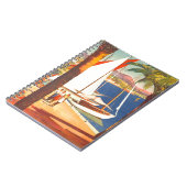 Carnet Voyage Vintage Cote D'Azur Français (Côté gauche)