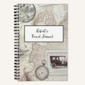 Carnet Voyage vintage personnalisé (Recto)