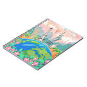 Carnet Voyager dans le monde entier (Côté gauche)