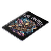 Carnet Voyageur de temps - Steampunk Space Adventure (Côté gauche)