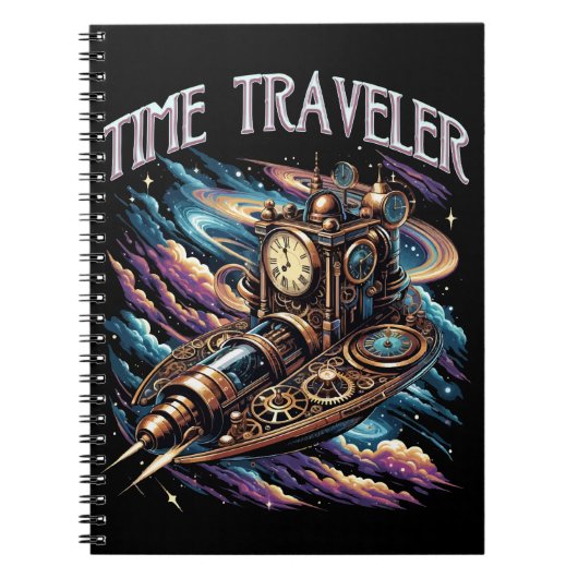 Carnet Voyageur de temps - Steampunk Space Adventure (Devant)