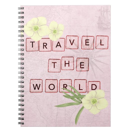 Carnet Voyagez dans le monde (Devant)