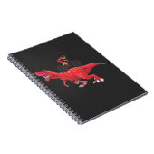 Carnet VTT Dinosaur Trex Cycliste (Côté Droit)