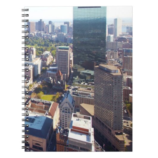 Carnet Vue aérienne de Boston (Devant)