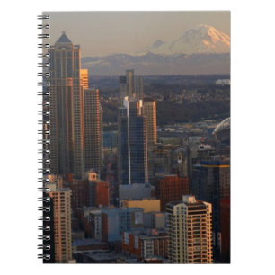 Carnet Vue aérienne de l'horizon 2 de ville de Seattle