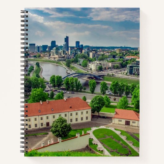 Carnet Vue aérienne de Vilnius, Lituanie (Devant)