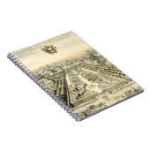 Carnet Vue aérienne du jardin formel par Eric Dahlbergh (Côté Droit)