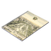 Carnet Vue aérienne du jardin formel par Eric Dahlbergh (Côté gauche)