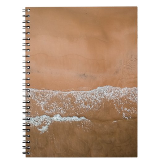 CARNET VUE AÉRIENNE SUR LA PLAGE (Devant)