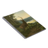 Carnet Vue arrière du lac Elk Vue sur un lac (Côté Droit)