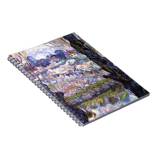 Carnet Vue d'Arles, vergers à fleurs (1889) Van Gogh (Côté Droit)