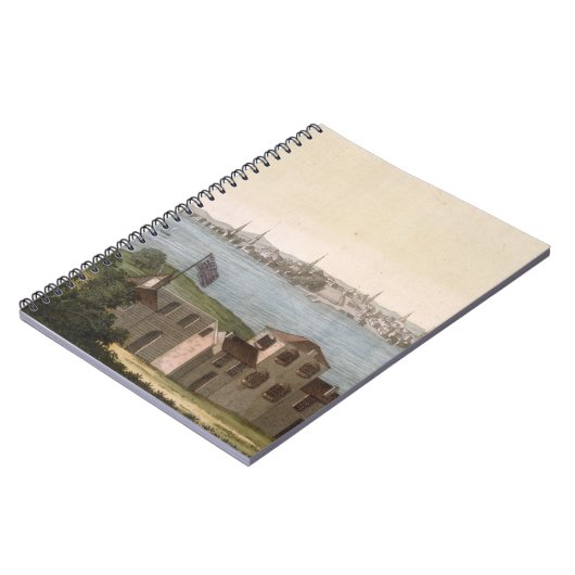 Carnet Vue de Boston, de 'Le Costume Ancien et Moderne (Côté gauche)