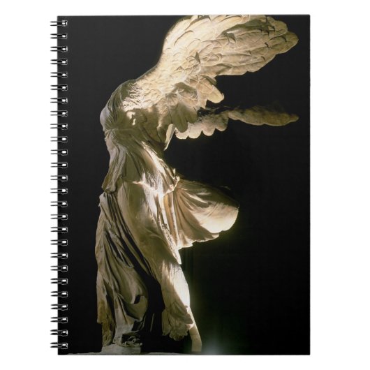 Carnet Vue de côté de la victoire de Samothrace (Parian (Devant)