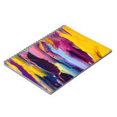 Carnet Vue de fermeture d'une palette de peinture à l'hui (Côté gauche)
