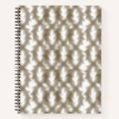 Carnet Vue de fond d'une grille de maillage métallique cr (Devant)