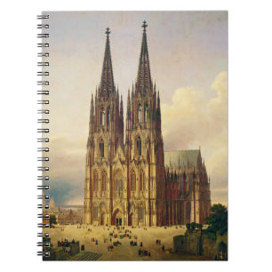 Carnet Vue de la cathédrale gothique de Cologne dans tout